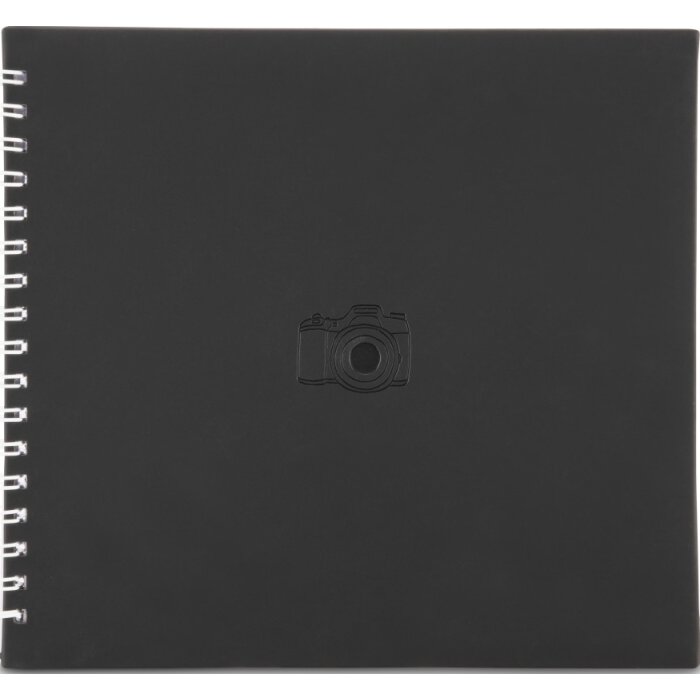 Hama Spiral Album Signs 28x24 cm 50 white pages black