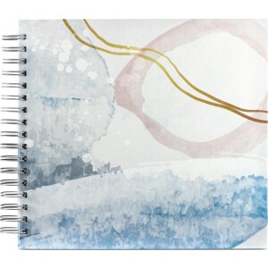 Hama Spiral Album Watercolor Blue 28x24 cm 50 white pages