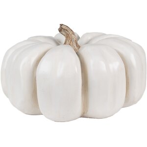 Clayre & Eef 6PR4366 Decorative Pumpkin White...