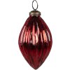 Clayre & Eef 6GL4507 Christmas bauble set red 24x23x9 cm Ø 5x10 cm