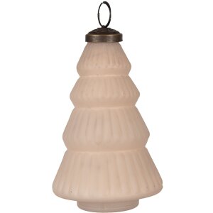 Clayre & Eef 6GL4514 Christmas tree bauble Beige...