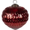 Clayre & Eef 6GL4524 Christmas tree bauble red Ø 13x13 cm