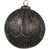 Clayre & Eef 6GL4676 Christmas tree baubles black Ø 12x12 cm