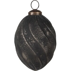 Clayre & Eef 6GL4680 Christmas tree baubles black...