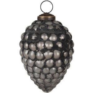 Clayre & Eef 6GL4688 Christmas Tree Bauble Grey...