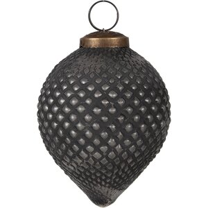 Clayre & Eef 6GL4689 Christmas Tree Bauble Black...