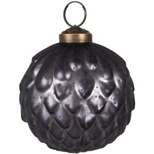 Clayre & Eef 6GL4698 Christmas Tree Bauble Grey...