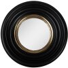 Clayre & Eef 62S301 Mirror Wall Mirror Black Gold Ø 25x4 cm Retro Vintage