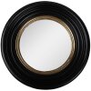 Clayre & Eef Mirror 62S302 Ø 31x4 cm Black Gold Retro Vintage