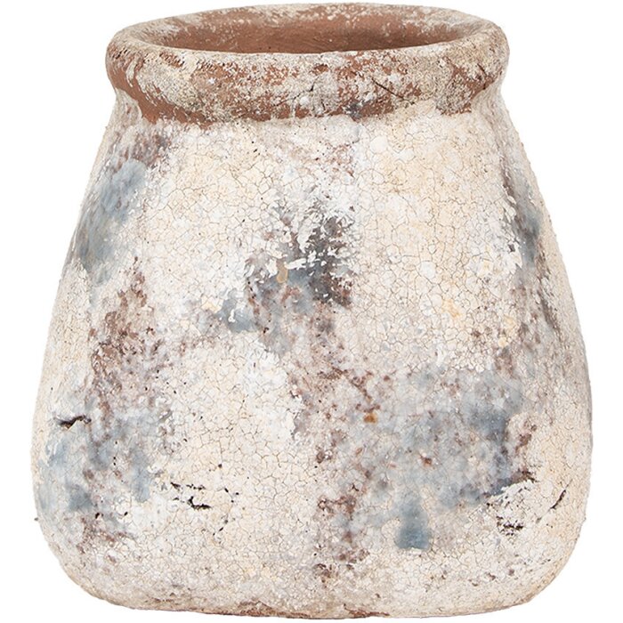 Clayre & Eef 6TE0532S Flower pot 10x10x10 cm