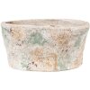 Clayre & Eef 6TE0533M Flower Pot Beige Green 22x13x11 cm