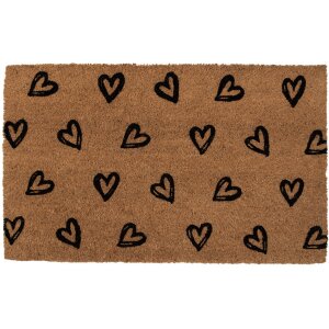 Clayre & Eef LHSMC Door Mat 75x45x1 cm Brown Black...