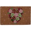 Clayre & Eef MC251 Door mat heart motif 75x45x1 cm