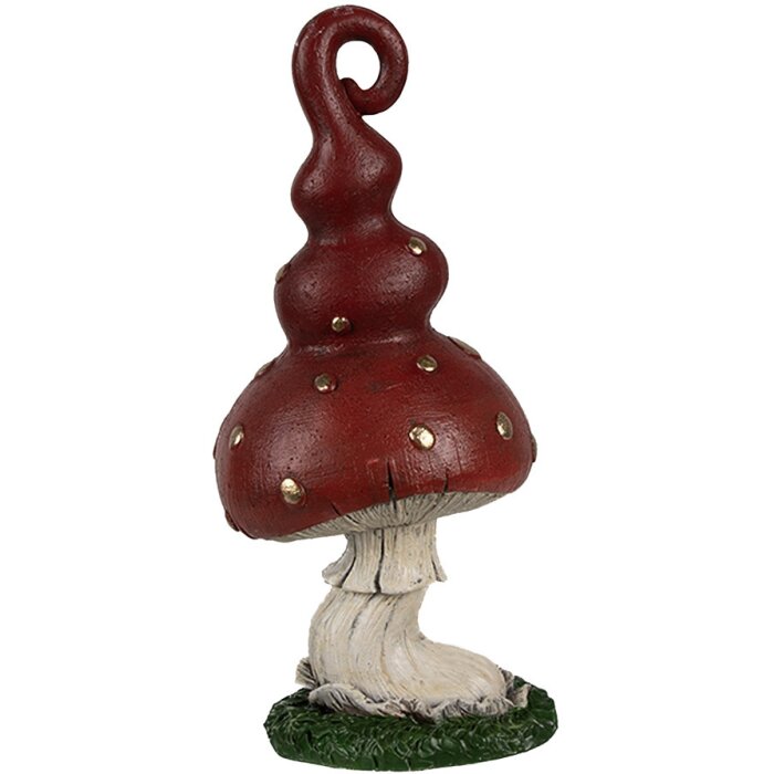 Clayre & Eef 6PR4159 Decoration Mushroom red 8x6x17 cm