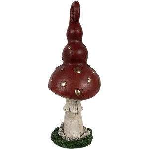 Clayre & Eef 6PR4159 Decoration Mushroom red 8x6x17 cm