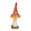 Clayre & Eef 6PR4160 Decoration Mushroom Red Orange 11x7x17 cm