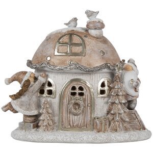 Clayre & Eef 6PR4165 Decoration Dwarf House with LED...