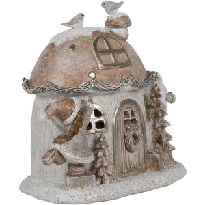 Clayre & Eef 6PR4165 Decoration Dwarf House with LED...