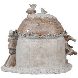 Clayre & Eef 6PR4165 Decoration Dwarf House with LED 18x11x15 cm