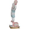 Clayre & Eef 6PR4223 Decorative Doll Blue Pink 4x3x10 cm