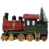 Clayre & Eef 6PR4335 Decoration locomotive 11x5x7 cm green red gold