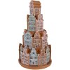 Clayre & Eef 6PR4350 Decoration house with LED Ø 18x33 cm 3xAAA