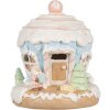 Clayre & Eef 6PR4354 Decoration house with LED Ø12x14 cm 3xAAA