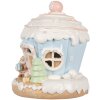 Clayre & Eef 6PR4354 Decoration house with LED Ø12x14 cm 3xAAA