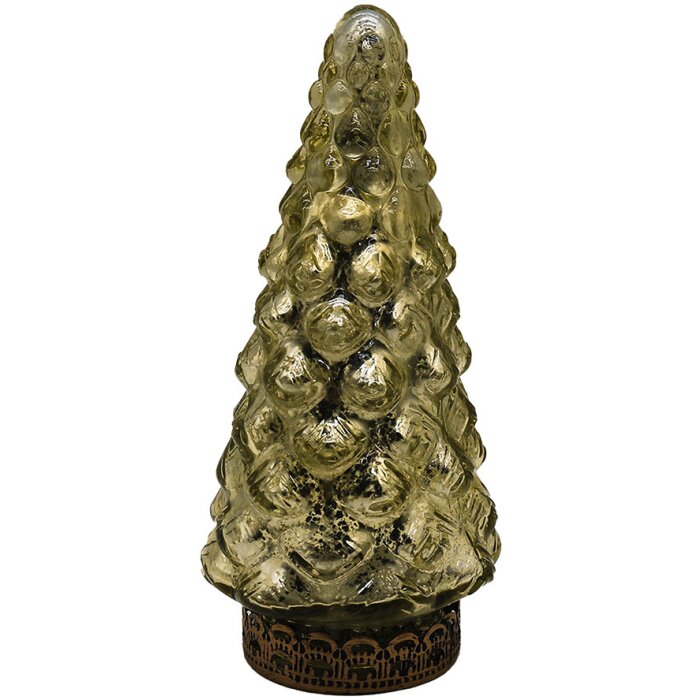 Clayre & Eef 6GL4560 Christmas tree with LED Ø 8x16 cm