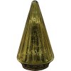 Clayre & Eef 6GL4561 Christmas Tree with LED Gold Ø 11x19 cm