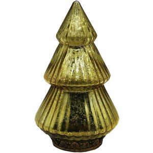 Clayre & Eef 6GL4563 Christmas Tree with LED Gold...