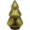 Clayre & Eef 6GL4563 Christmas Tree with LED Gold Ø 13x23 cm