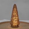 Clayre & Eef 6GL4572KO Christmas tree with LED Ø 11x24 cm Copper coloured