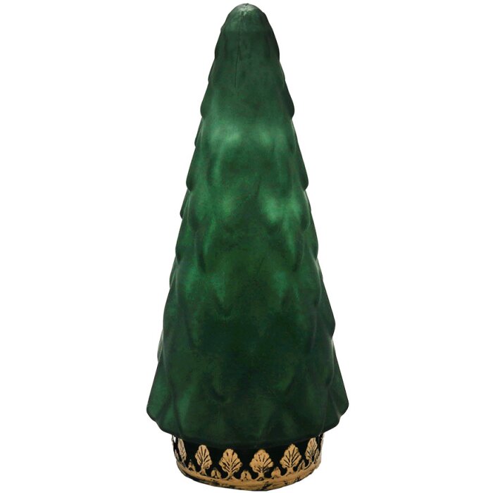 Clayre & Eef 6GL4580 Christmas tree with LED Ø 11x24 cm Green