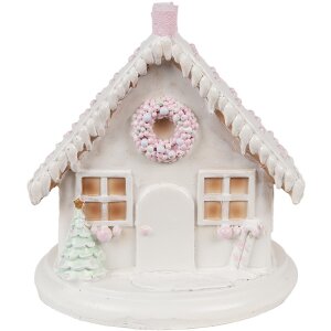 Clayre & Eef 6PR4348 Decoration house with LED...