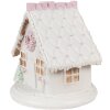 Clayre & Eef 6PR4348 Decoration house with LED 13x13x13 cm 2xAAA