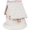 Clayre & Eef 6PR4348 Decoration house with LED 13x13x13 cm 2xAAA