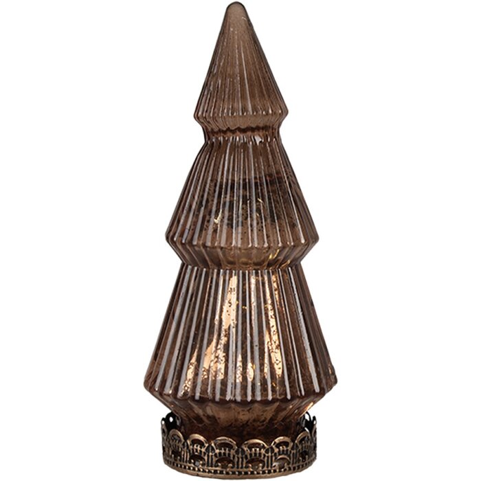 Clayre & Eef 6GL4569KO Christmas tree with LED Ø 7x16 cm