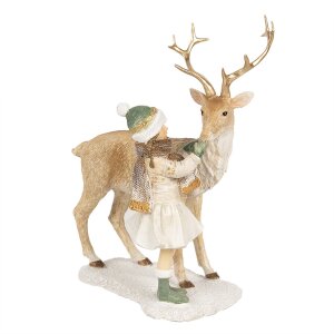 Clayre & Eef 6PR4187 Decoration child with deer...