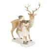 Clayre & Eef 6PR4187 Decoration child with deer 17x12x22 cm