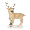 Clayre & Eef 6PR4187 Decoration child with deer 17x12x22 cm