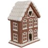 Clayre & Eef 6PR4359 Decoration house with LED 17x10x22 cm 3xAAA