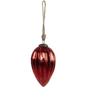 Clayre & Eef 6GL4547M Christmas tree bauble red...