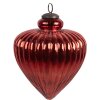 Clayre & Eef 6GL4548XL Christmas tree bauble red Ø 17x20 cm