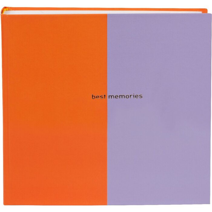 Goldbuch photo album Coloration orange lilac 25x25 cm 60 white pages