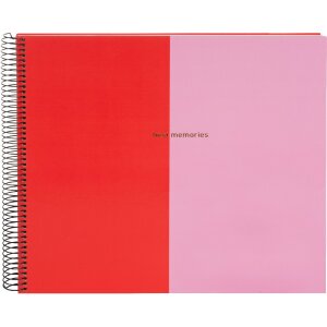 Goldbuch Spiral Album Coloration Red-Pink 34x30 cm 40...