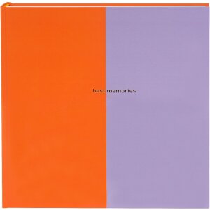 Goldbuch photo album Coloration orange/lilac 30x31 cm 60...