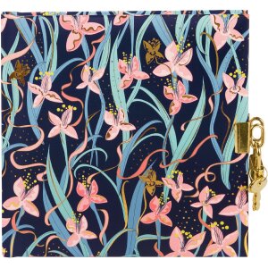 Goldbuch diary Garden Chic Blue 16x16 cm with lock 96 pages