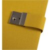 Goldbuch document folder Bella Vista mustard 27x34 cm linen 5 pockets