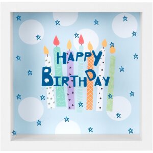 Goldbuch Wish Filler Happy Birthday 18x18 cm MDF to put up